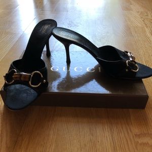 Gucci black sandals